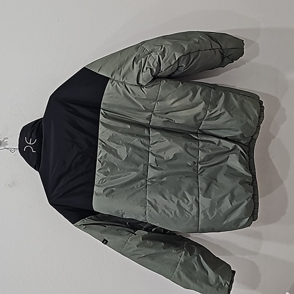 Perry Ellis Portfolio Men's Reversible Down Feather Puffer Jacket Black Size XL - Picture 7 of 12